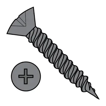 6-18X5/8  Phillips Oval Hinge Screw Twinfast Fine Thread Fully Threaded Plain