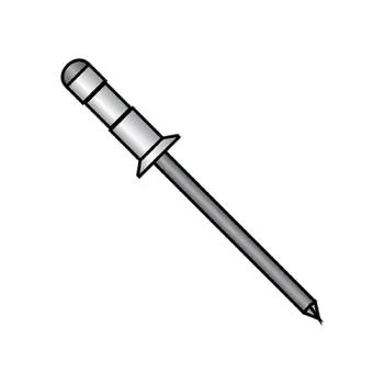 3/16X.250-.500  Multi Grip Countersunk Rivet Black Phosphate