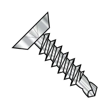 8-18X1/2  Phillips Flat Undercut Full Thread Self Drilling Screw 410 Stainless Steel