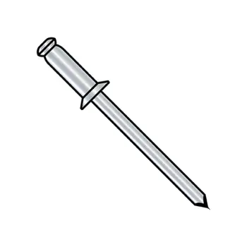 1/8X.06-.12  Countersunk Steel Rivet With Steel Mandrel
