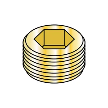 3/8  Dry Seal Socket Pipe Plug Brass