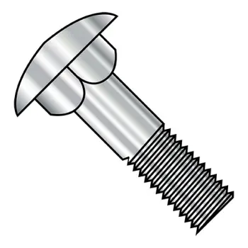 M8-1.25 X 35  Metric DIN603 Carriage Bolt Partial Thread A4 Stainless Steel