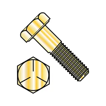 3/4"-16 X 3 3/4"  MS90726 Military Hex Head Cap Screw Fine Thread Cadmium Yellow Grade 5 DFAR