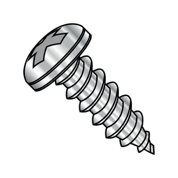 3-28X3/16  Phillips Pan Self Tapping Screw Type AB Fully Threaded 18-8 Stainless Steel