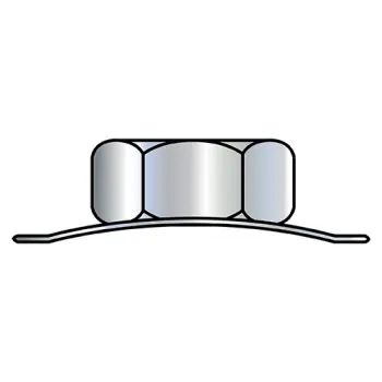 10-32  Conical K  Keps Lock Nut Zinc and Bake