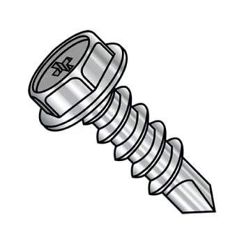 #6 - 20 x 3/8" Self-Drilling Screws | 18-8 Stainless Steel | Plain | Phillips | HWH | 0606KPW188