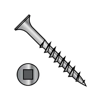 #6 x 2 1/2" Deck Screws | Steel | Aluminum Zinc Flake (Dacromet, Magnigard, Doerken) | Square | Bugle | 0640DQG