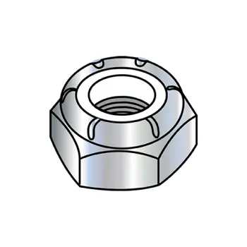 5/8-11  NTE  Thin Pattern Nylon Insert Hex Lock Nut Zinc