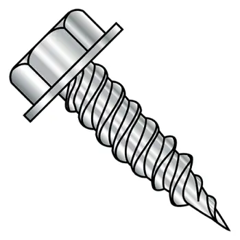 #8 - 15 x 1/2" Self-Piercing Screws | 410 Stainless Steel | Plain | Unslotted | IHWH | 0808PW410