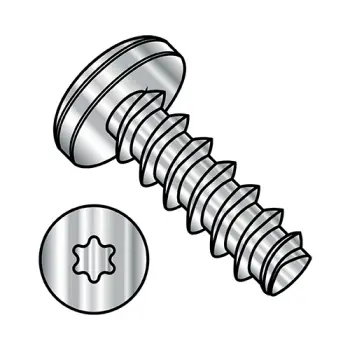8-16X1/2  6 Lobe Pan Plastite 48-2 Alternative Fully Threaded 410 S/S Passivated & Waxed