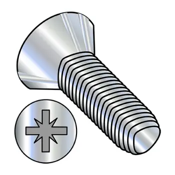 M3-0.5X5  Din 7500 M Metric Type Z Flat Thread Rolling Screw Zinc Bake Wax