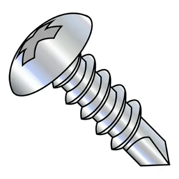 #10 - 16 x 2 1/2" Self-Drilling Screws | Steel | Zinc/Clear | Phillips | Truss | 1040KPT