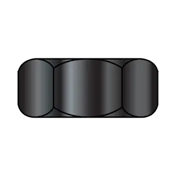 1/4-20  Finished Hex Nut Black Oxide