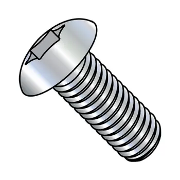 3/8-16X1  6 Lobe Truss Machine Screw Fully Threaded Zinc
