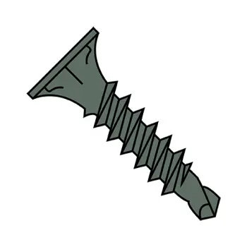 #8 - 18 x 1 5/8" Self-Drilling Screws | Steel | Ceramic Silicon Resin (Ruspro) | Phillips | Wafer | 0826KPFH