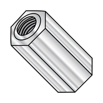 8-32X5/16  One Quarter Hex Female Standoff Brass Nickel
