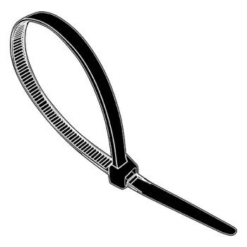 06.0-40LB  Cable Tie UV Black Nylon 6/6