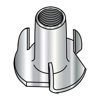 8-32X1/4  3 Prong Tee Nut 18-8 Stainless Steel