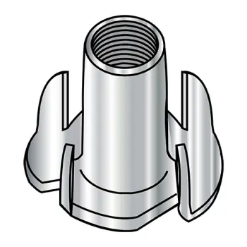 5/16-18X3/8  4 Prong Tee Nut 18-8 Stainless Steel