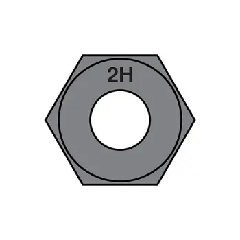 5/8-11  Heavy Hex Structural Nuts A 194 2 H Plain North American Made