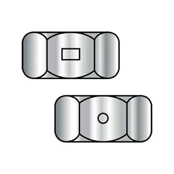 3/8-16  Two Way Reversible Hex Lock Nut 18-8 Stainless Steel Passivate and Wax
