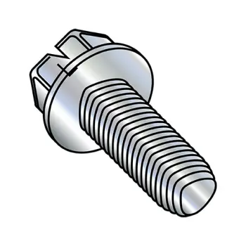 #6 - 32 x 5/8" Thread-Rolling Screws | Steel | Zinc/Clear | IHWH | Slotted | 0610RSW