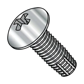 6-32X3/8  Phill Full Contour Truss Thread Cutting Screw Type F Fully Threaded 18-8 S/steel