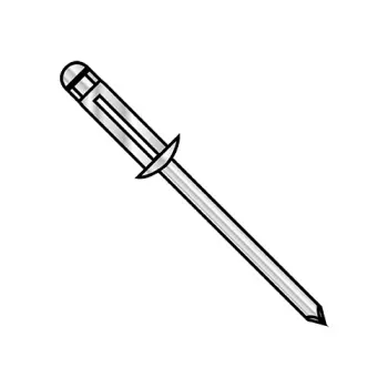 3/16X.039-.118  Aluminum Aluminum Trebol Dome Head Rivet