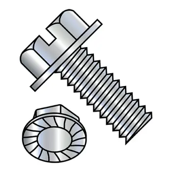 #12 - 24 x 3/4" Machine Screws | Steel | Zinc/Clear | Slotted | IHWH | 1212MSWS