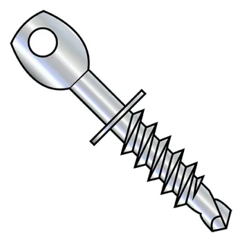 1/4X3 1/4  Acoustical Eye Lag Self Drilling Screw Point Steel Zinc