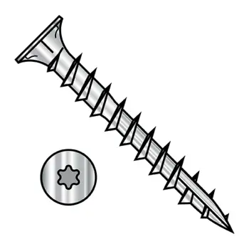 10-8X4  6 Lobe Flat Nib Coarse Thrd Type17 Exterior screw Part Thrd 18-8 Stainless Steel