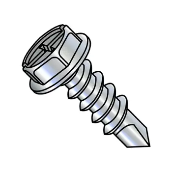 #10 - 16 x 1/2" Self-Drilling Screws | Steel | Zinc/Clear | Combo | HWH | 1008KCW