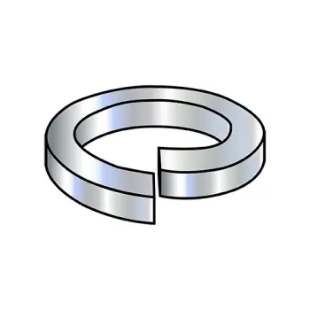 M2  Din 127B Metric Split Lock Washer Zinc and Bake