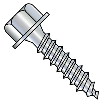 9-15X1  Unslot Ind HI-Hexwasher w/shoulder Pole Grip type S Full Thrd 1,000hr Salt Spray