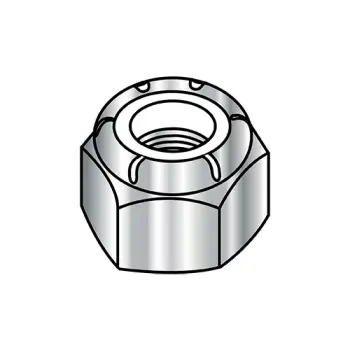 M10-1.50  Din 985 Metric Nylon Insert Hex Locknut A4 Stainless Steel