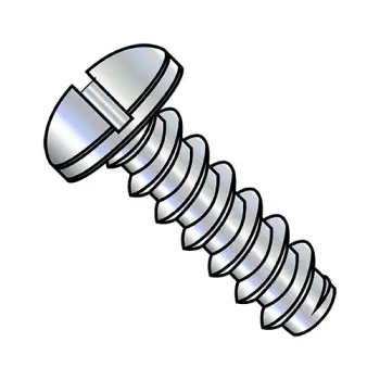 2-32X5/16  Slotted Pan Self Tapping Screw Type B Fully Threaded Zinc