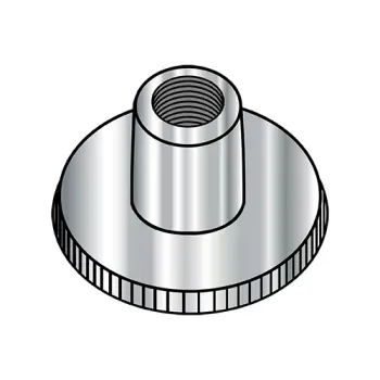 M6-1.0  Metric Din 466 Knurled Thumb Nuts high type AISI 303 Stainless Steel