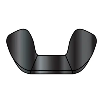 3/8-16  Cold Forged Wing Nut Black Oxide and Oil
