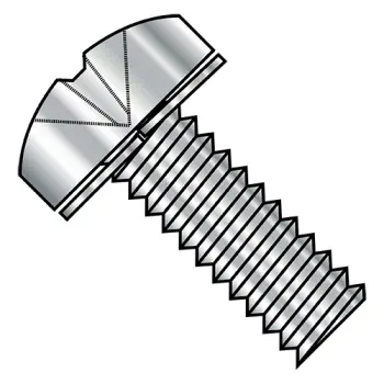 M4-0.7X16  ISO 7045 Phil Pan 304SS Split Washer Sems Machine Screw Full Thread A2 Stainless