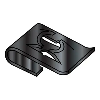 C8041-8-4  Type J Steel Spring Nut Black Phosphate