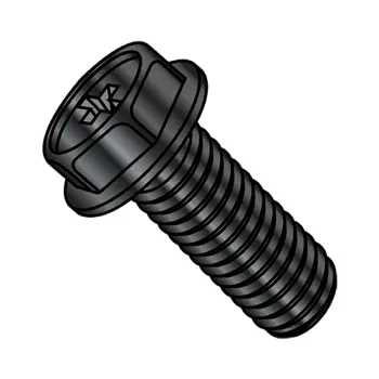 1/4" - 20 x 5/8" Machine Screws | Steel | Black Oxide | Phillips | IHWH | 1410MPWB