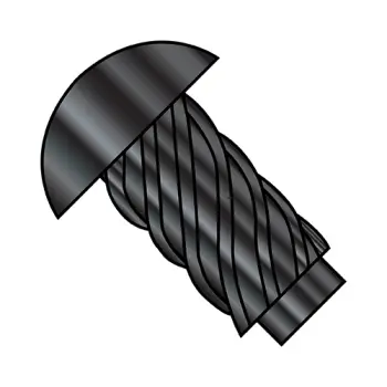 #0 x 3/16" Type U Drive Screws | Steel | Black Oxide | Round | -003UB