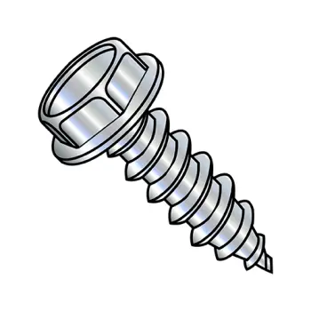 5/16" - 9 x 1 1/4" Self-Tapping Screws | type-a | Steel | Zinc/Clear | IHWH | Unslotted | 312007AW