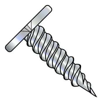 #10-12 x 1" Self-Piercing Screws | 18-8 Stainless Steel | Zinc/Clear | Phillips | Pancake | 1016PPC