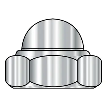 M4-0.7  Metric Din 986 Hex Nylon Insert Domed Cap Nut A2 Stainless Steel