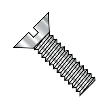 #0 - 80 x 3/8" Machine Screws | 18-8 Stainless Steel | Plain | Slotted | Flat | -006MSF188