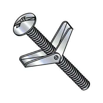 3/16 X 3 Combination Mushroom Head Toggle Bolt Zinc