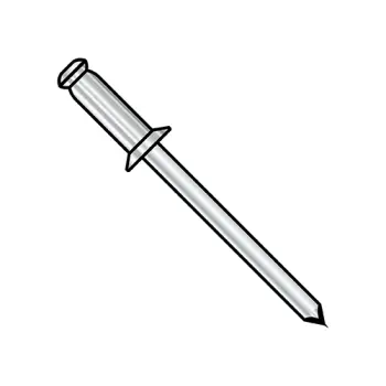 1/8X.06-.12  Countersunk Stainless Steel Rivet WIth Steel Mandrel