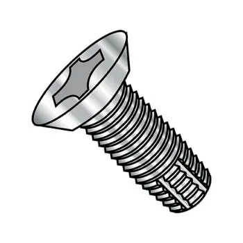 10-32X1/2  Phillips Flat Undercut Thread Cutting Scrwew Type F Fully Threaded 410 Stainles