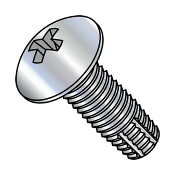 4-40X1/4  Phillips Truss Thread Cutting Screw Type F Fully Threaded Zinc